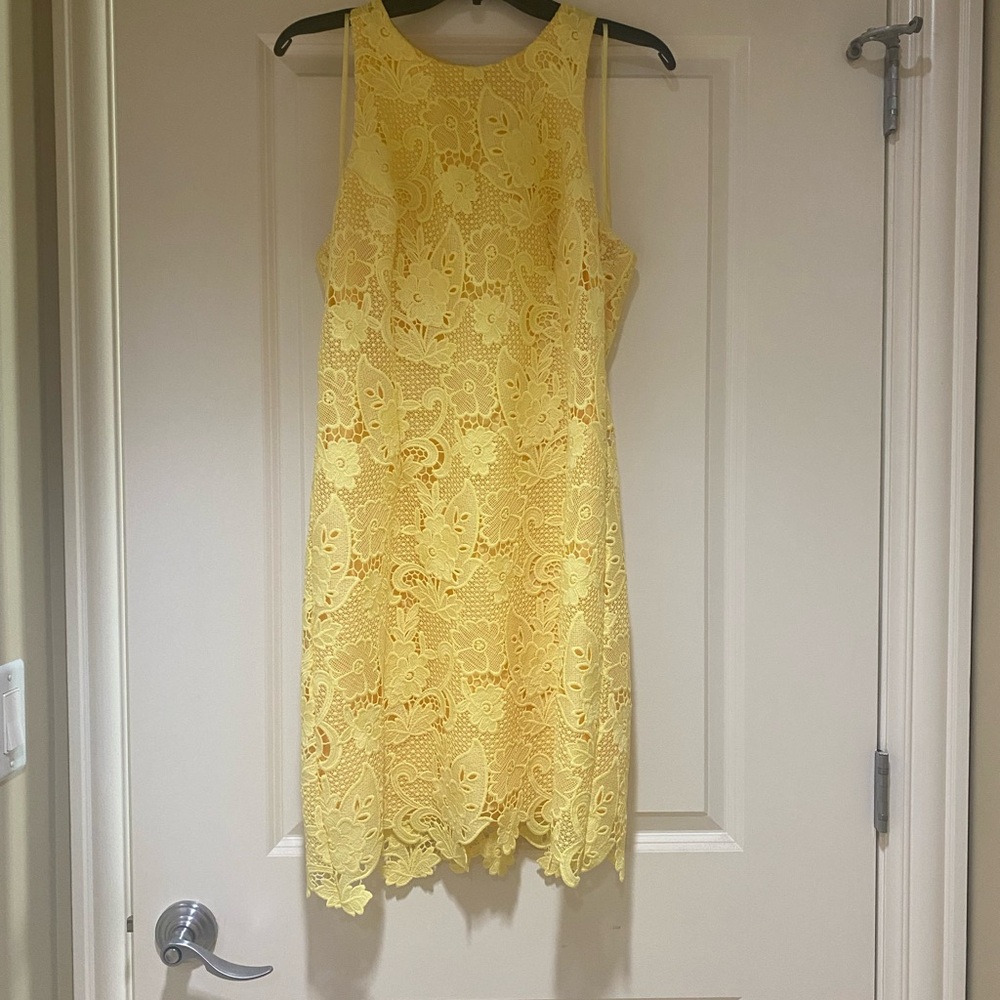 Eliza J Halter Sheath Midi Dress, sz 10